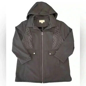 Michael Kors Black Hooded Jacket